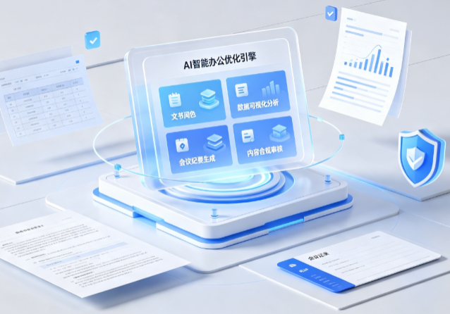 新干县AI重构现代办公体系 智能优化引擎助力企业轻量化高效运营