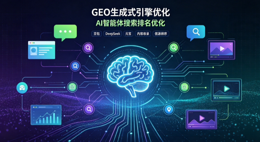 新干县GEO 浪潮来袭：生成式引擎优化崛起，创作者争抢豆包、DeepSeek、元宝智能体流量入口